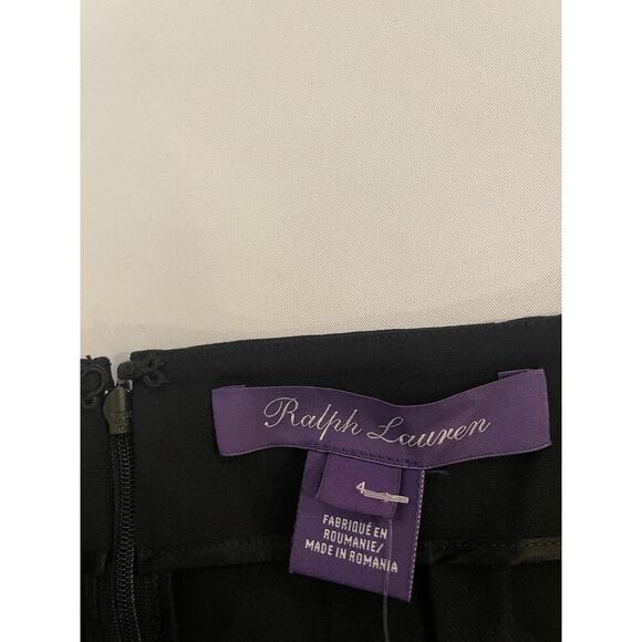 Ralph Lauren Collection Wool Cashmere Black Maxi Pencil Skirt 4 S Purple Label - Picture 11 of 15